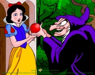 Snow White and the Evil Witch - Εικόνες της Snow Bank και των επτά νάνων