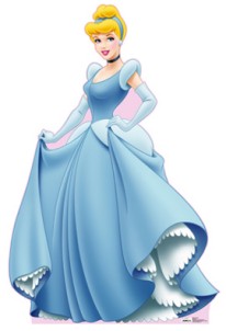 Cinderella in evening dress