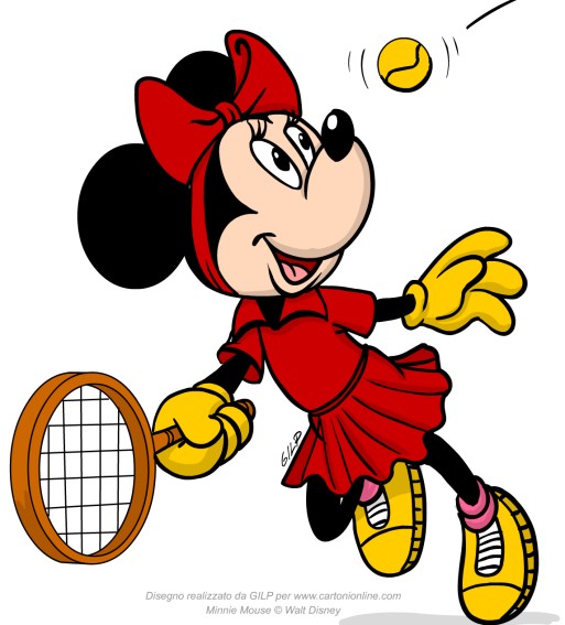 Joueuse de tennis Minnie