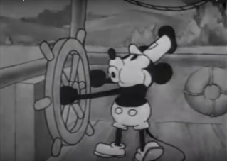 Mickey Mouse - parobrod Willie