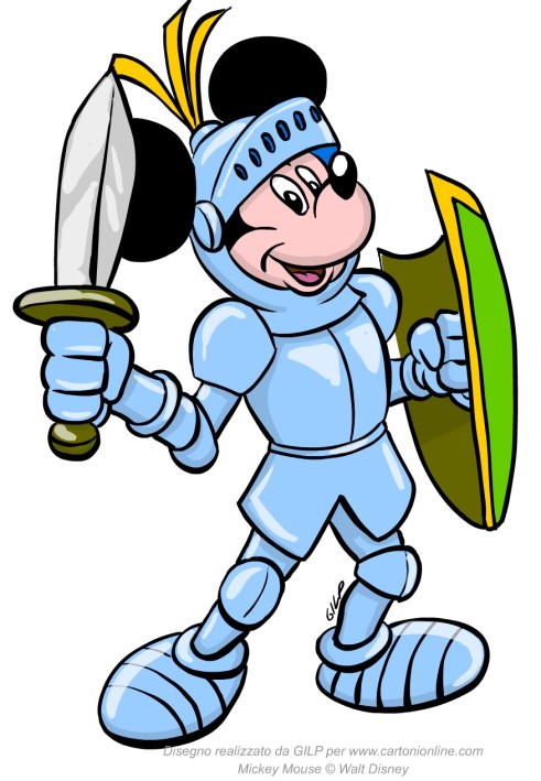 Medieval knight Mickey