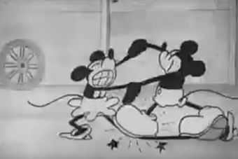 ミッキーマウス-ミニーの二人の騎士