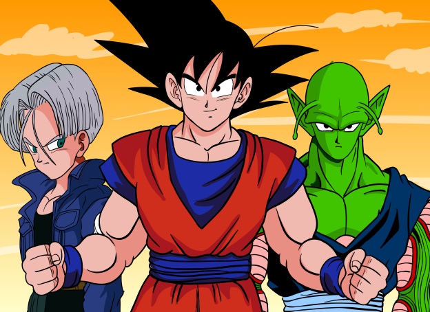 dragon Ball Z - Trunks, Goku. Junior