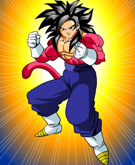 Goku Super Saiyan IV - Dragon Ball GT