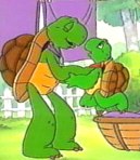 富兰克林和他的父亲海龟