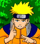 Naruto se prepara para la pelea - imagen de fanart creada por Giangi Pilù