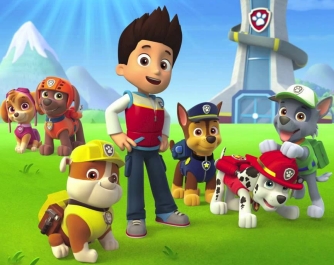 Rider et les adorables chiots Paw Patrol