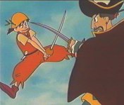 Peter Pan et Captain Hook