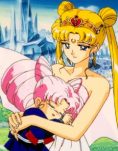Chibiusa i Sailor Moon