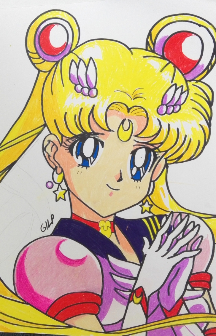 Usagi Tsukino (Bunny) delle Sailor Moon in primo piano