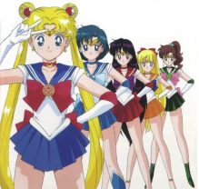 Sailor Moon, Sailor Mercury, Sailor Mars, Sailor Venus, Sailor Jupiter