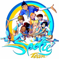 Spike Team the cartoon by Andrea Lucchetta