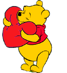 Winnie the Pooh with heart