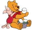 Winnie the Pooh și Pimpi sunt martorii nașterii unui pui