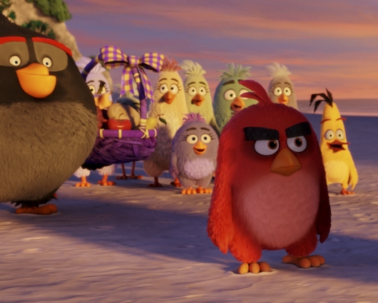 Grupa z czerwonym i bombą - Angry Birds