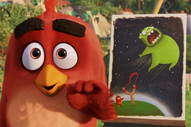 Czerwony ilustruje plan wypędzenia Leonarda - Angry Birds