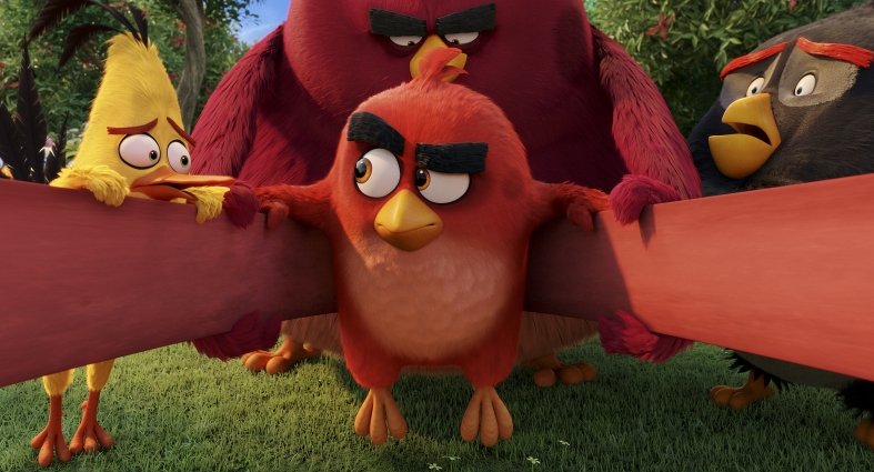Red lanzado con la honda - Angry Birds