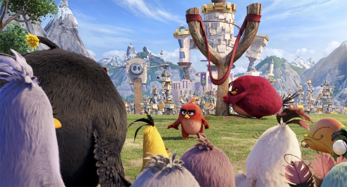 Rojo y el tirachinas gigante - Angry Birds