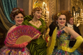 stepmother (Cate Blanchett) and her daughters, Anastasia (Holliday Grainger)  and Genoveffa  (Sophie McShera)