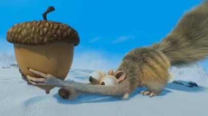 Scrat and acorn - Ice Age 4