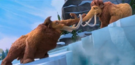 Manny separates from his family - Ice Age 4