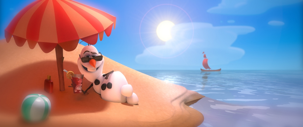 Olaf en el mar - Frozen