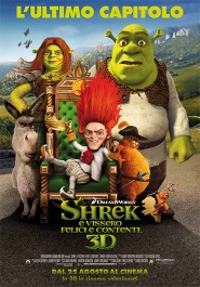 Shrek-elokuvan juliste ja he elivät onnellisina ikuisesti