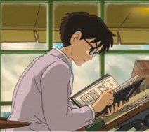 Jiro tijdens zijn studie