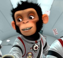Space Simpanssien kinkku III apina