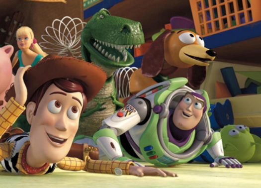 Il gruppo di giocattoli di Toy Story 3