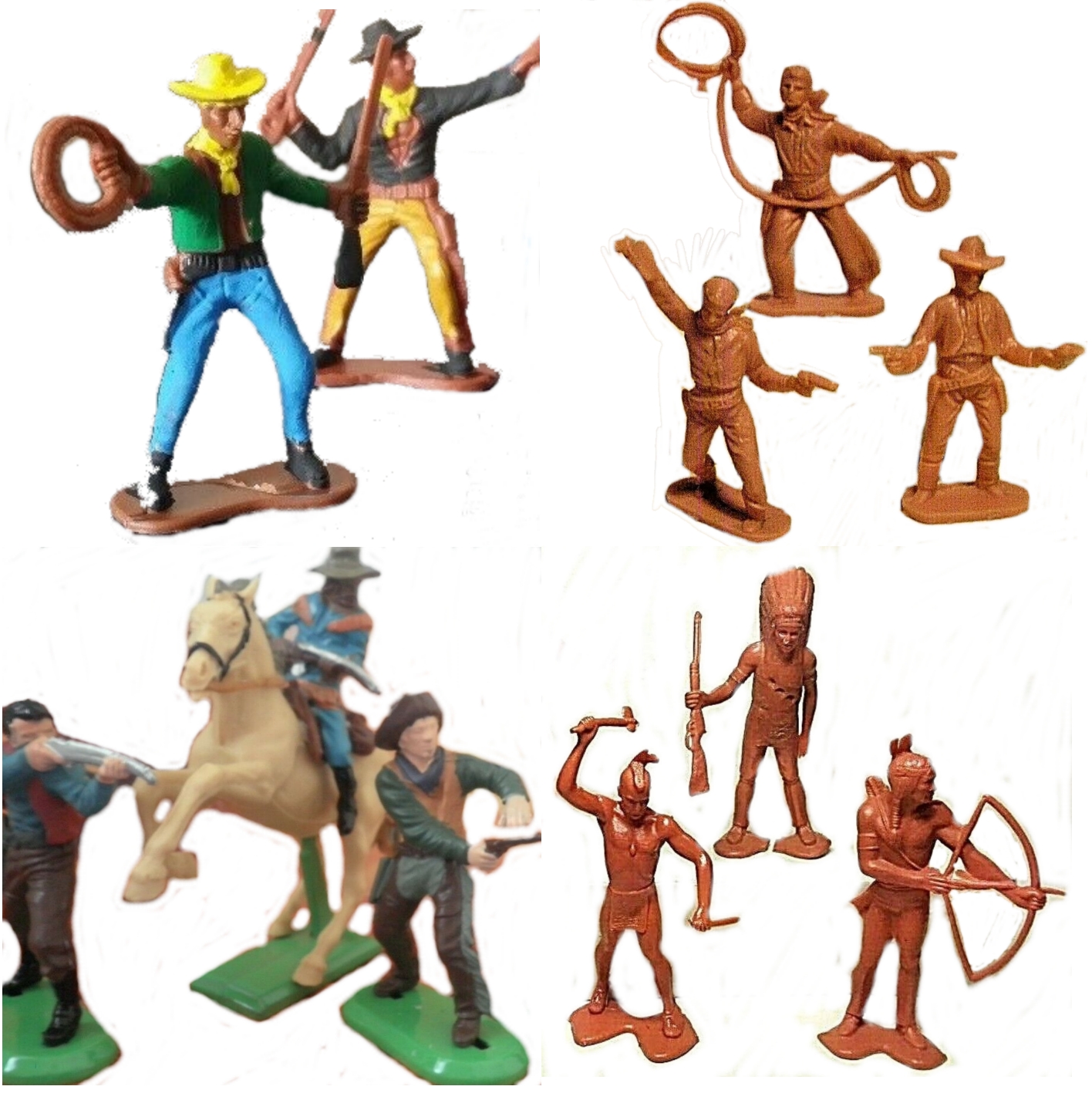 Western toy soldiers