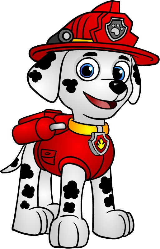 Immagine di Marshall il cane pompiere dei Paw Patrol