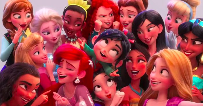 Selfie delle Principesse Disney di Ralph Spacca Internet