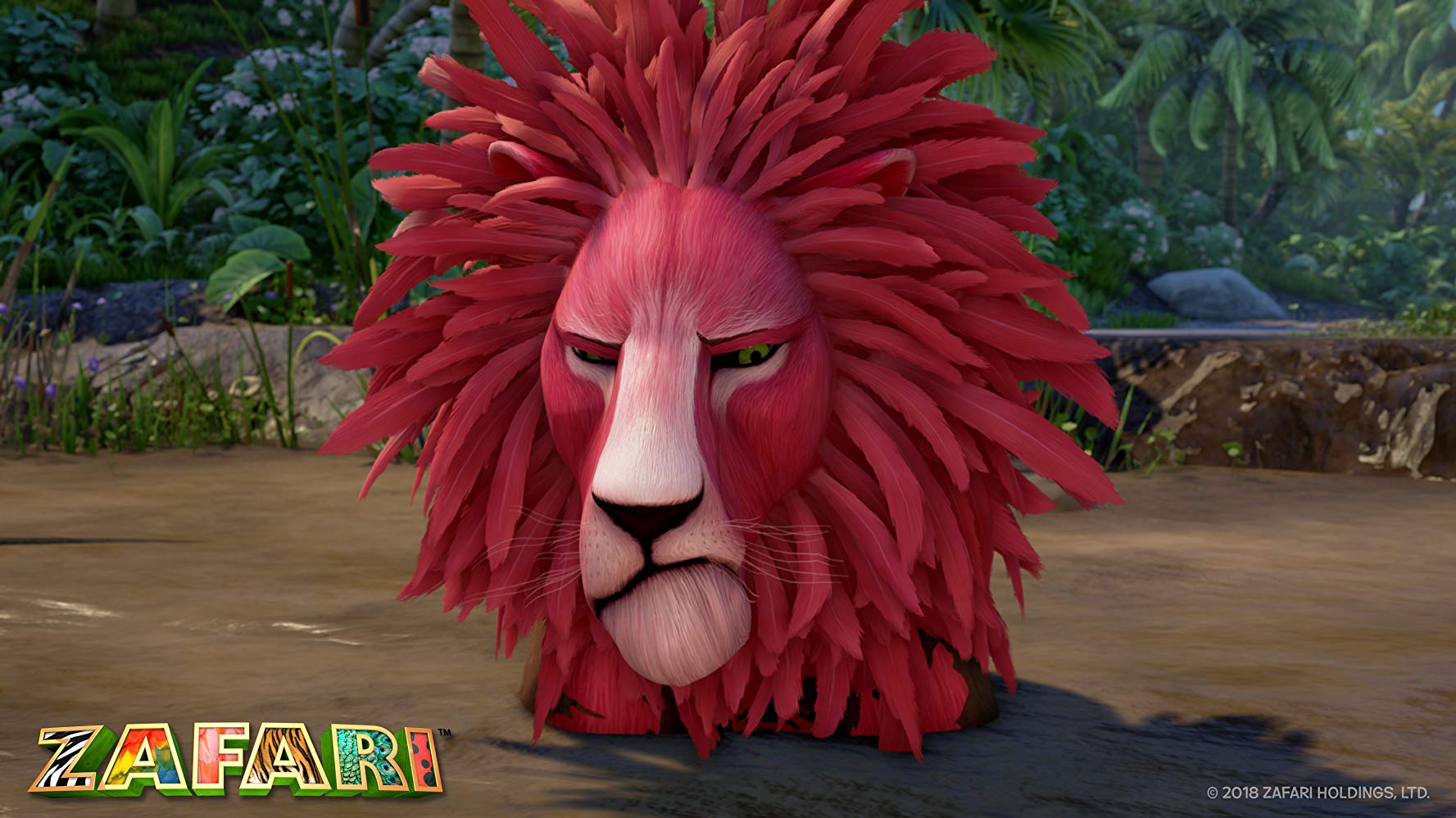 Zafari - chú sư tử hồng hạc Antonio
