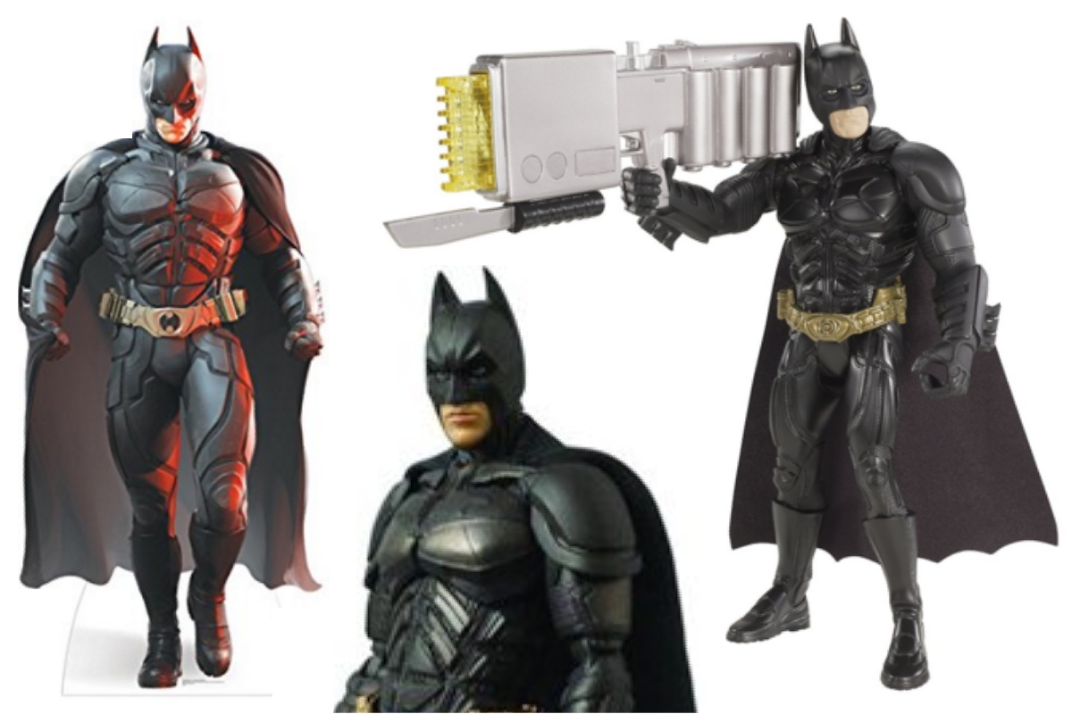Action figures of Batman the dark knight
