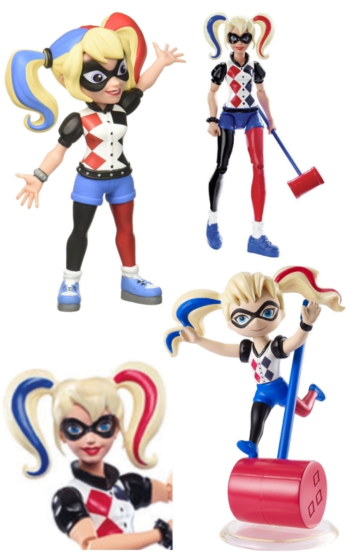 Harley Quinn action figures (DC Superhero Girls)