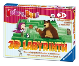 Masha and the Bear Junior 3D-labyrint