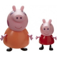 Peppa Pig och Mamma Pig dockor