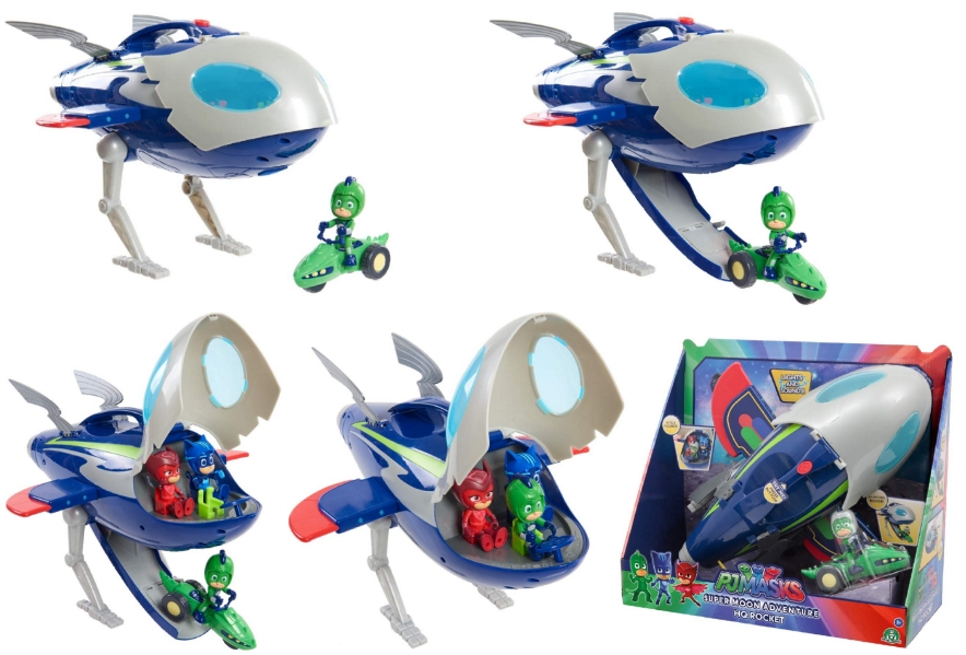 Vehicul de jucărie PJ Masks Super Moon Adventure HQ Rocket