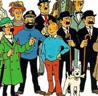 Los personajes de Tintin