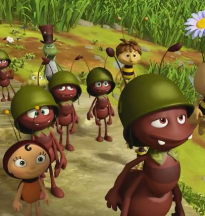 3D 마야 꿀벌의 비디오