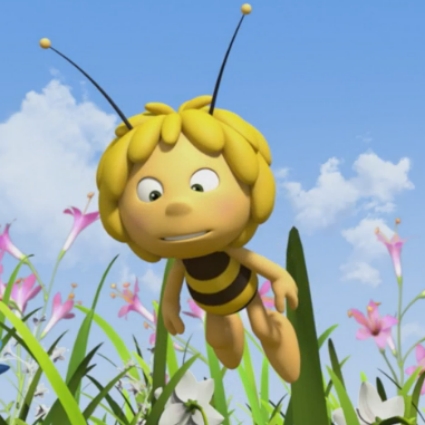 3D 마야 꿀벌의 비디오
