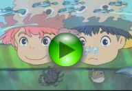 The video of Ponyo on the cliff