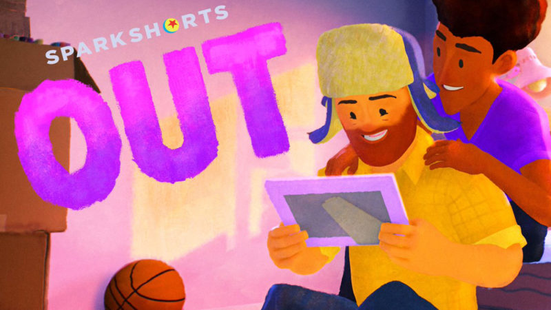 Disney + Pixar con il cortometraggio ” Out” danno il via al loro primo personaggio  gay.
