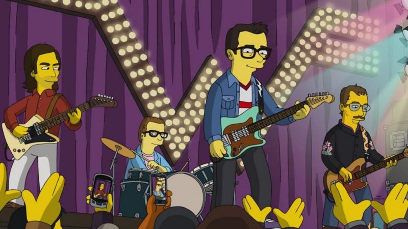 Vedi: Weezer Jams Out Theme per il nuovo & # 39; Simpsons & # 39; stellato il 10 maggio