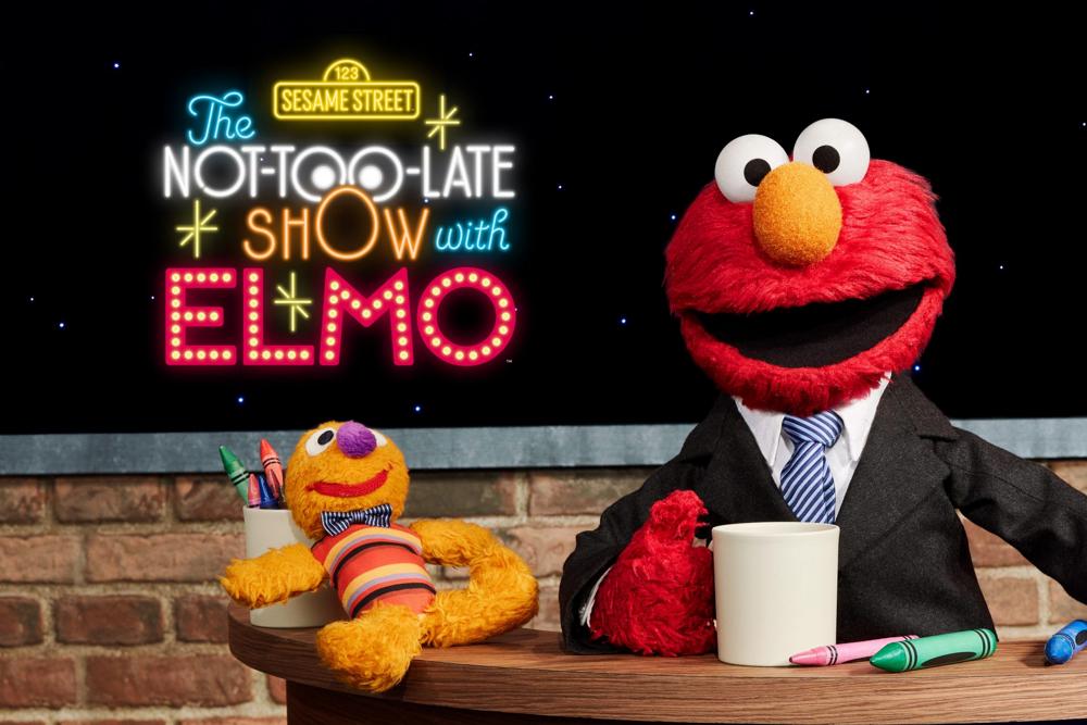 Lo spettacolo non è troppo tardi con Elmo