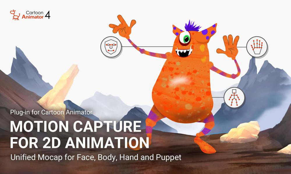 Reallusion pubblica un nuovo plugin 2D Mocap con Cartoon Animator 4.2