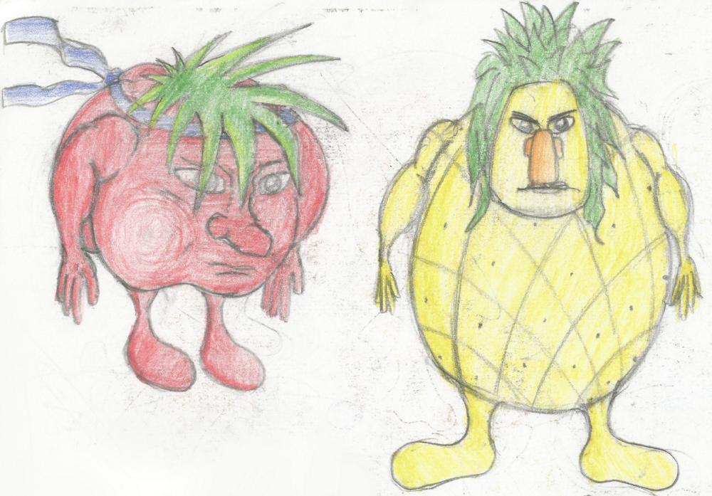 Manuel Lopez disegno di frutti