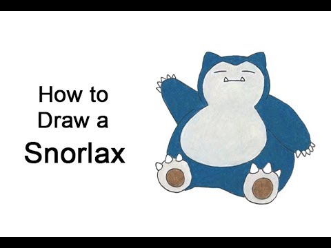 Come disegnare Snorlax (Pokemon) – YouTube