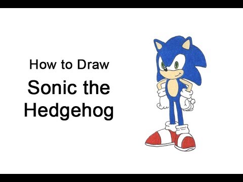 Come disegnare Sonic the Hedgehog (Full Body)